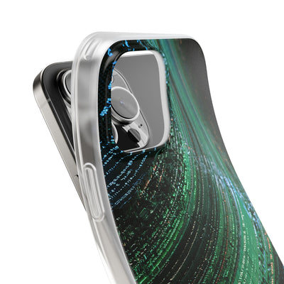 Orbital Data Stream · Lite Phone Case for iPhone ·  Green