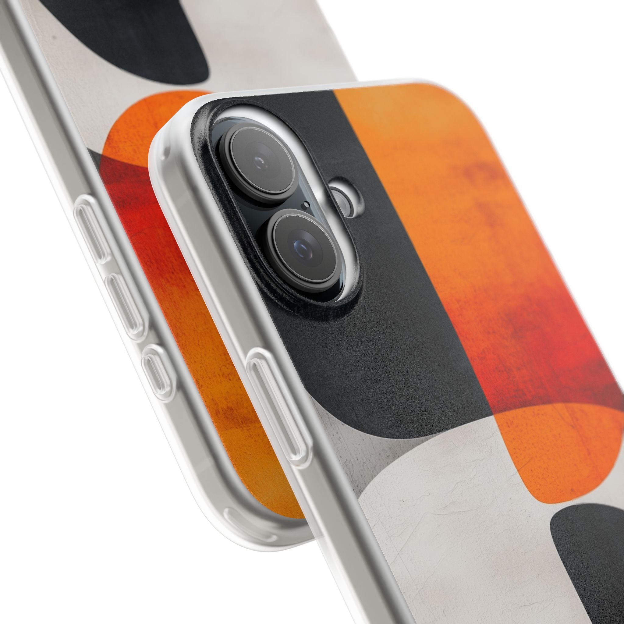 Burnt Amber Flow · Soft Phone Case for iPhone