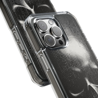 Raster Phantom · Clear Impact Magnetic Phone Case for iPhone ·  Black