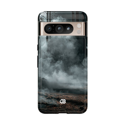 Shadowed Pine Mist · Tough Phone Case for Pixel ·  Black