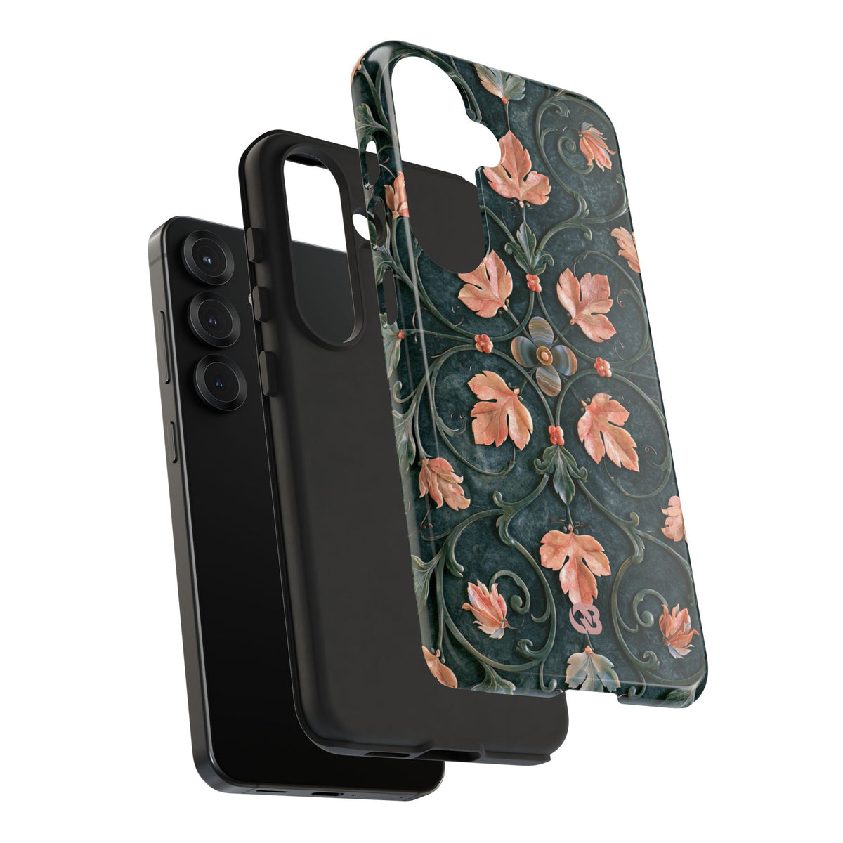 Florentine Rose Arabesque · Tough Phone Case for Samsung · Green