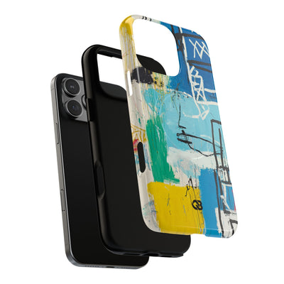 Azure Urban Scribble · Tough+ Phone Case for iPhone · Magsafe