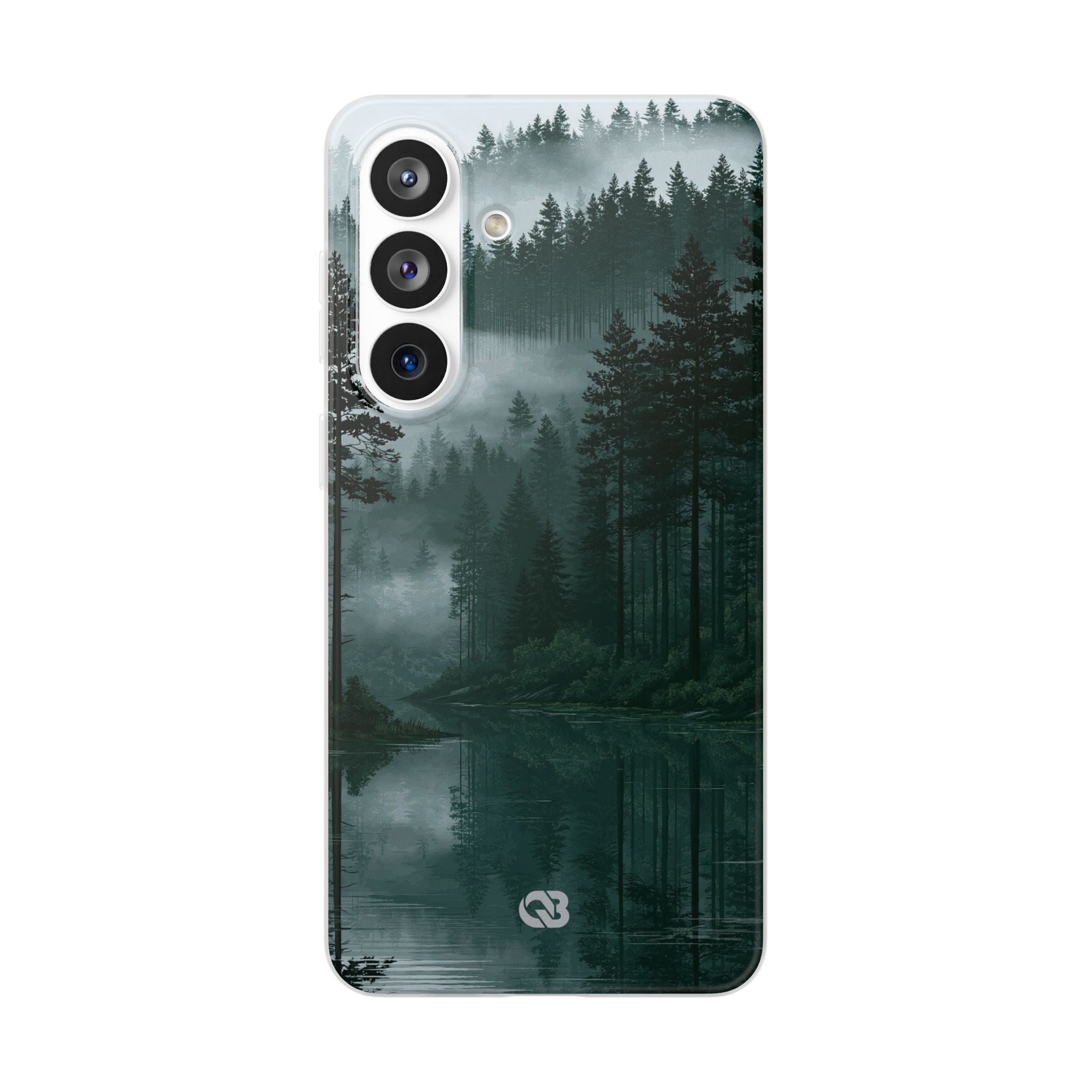 Green Lite Phone Case for Samsung - Misty Evergreen Mirror