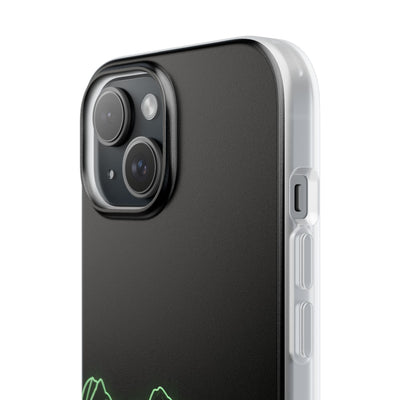 Nordic Mountain Contour · Lite Phone Case for iPhone ·  Black