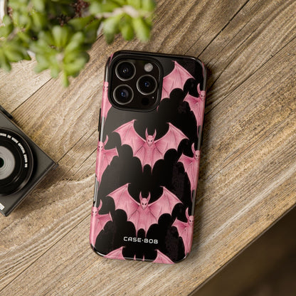 Pink Batwave iPhone 16 Pro Max Case - Tough