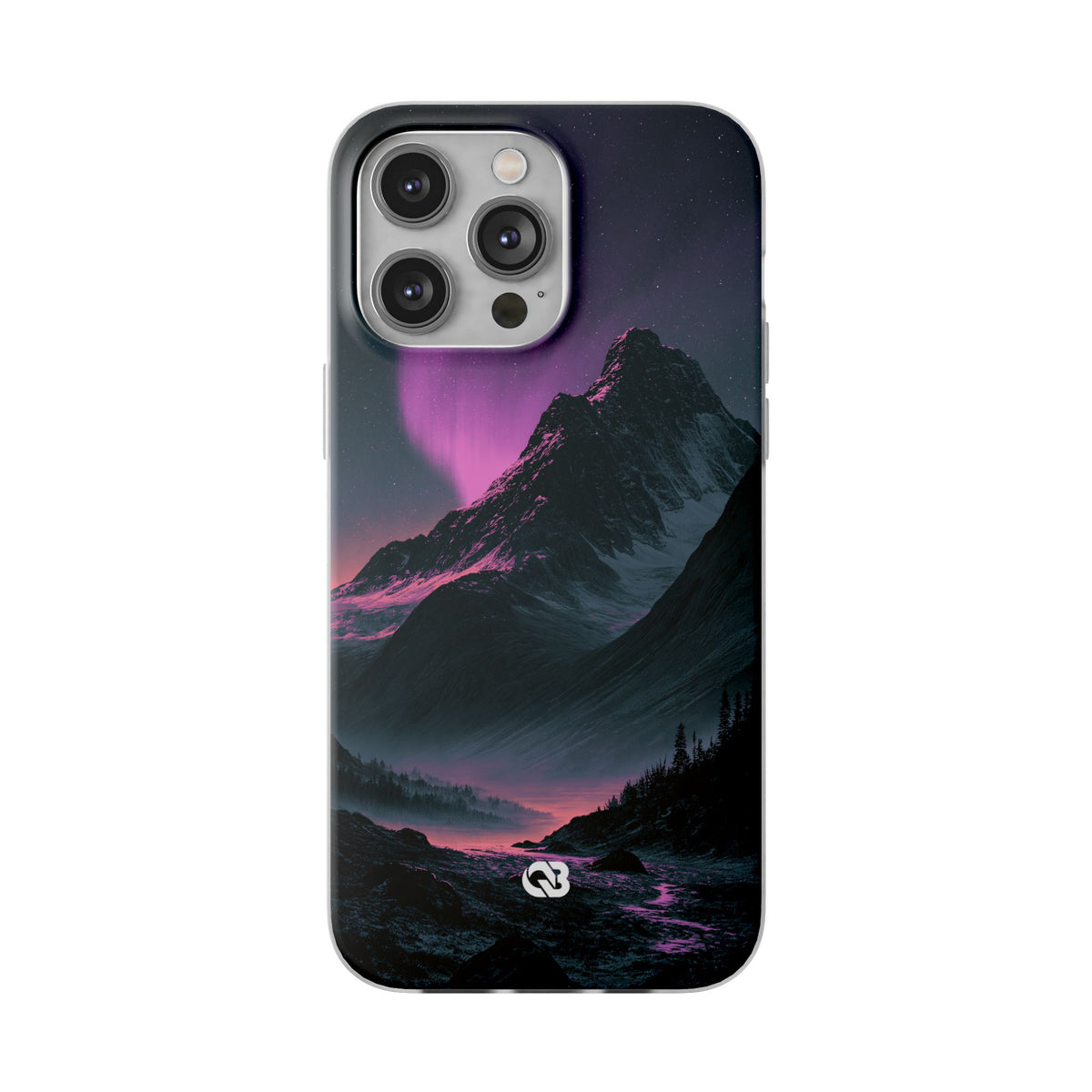 Arctic Aurora Summit · Lite Phone Case for iPhone ·  Black