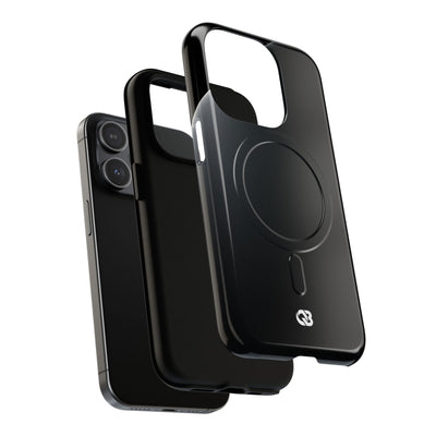 Black Tough 2.0 Magsafe Phone Case for iPhone - Obsidian Lunar Arch