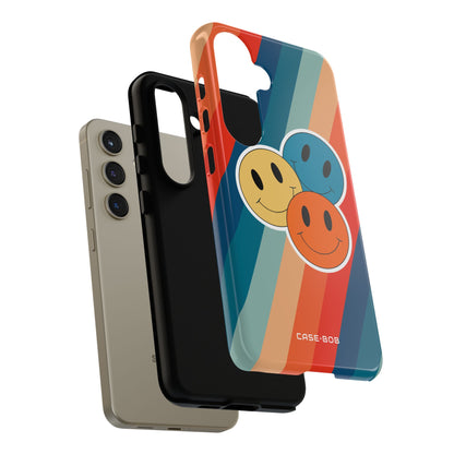 Triple Smile Breeze Samsung S24 Case - Tough