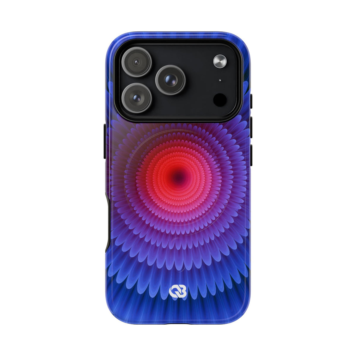Radial Spectrum Bloom · Tough 2.0 Magnetic Phone Case for iPhone · Blue