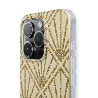 Gold Diamond Radiance iPhone 15 Pro Case - Soft