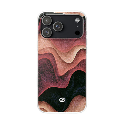 Rose Contour Waves · Lite Phone Case for iPhone ·  Pink