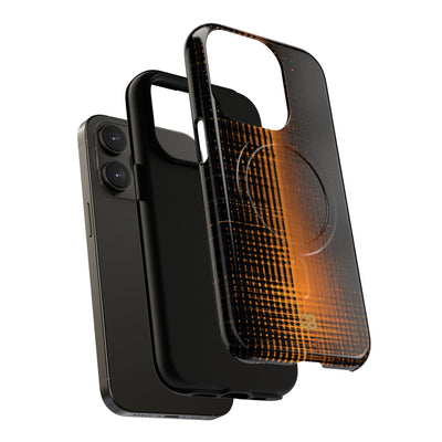 Amber Frequency · Tough 2.0 Magnetic Phone Case for iPhone · Orange