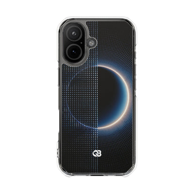 Luminous Meridian · Clear Impact Magnetic Phone Case for iPhone · Black