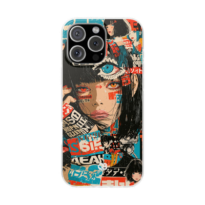 Shibuya Street Collage · Lite Phone Case for iPhone ·  Red