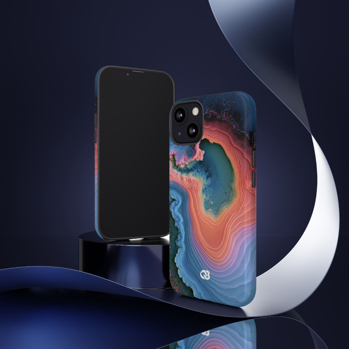 Luminous Resonance · Tough Phone Case for iPhone · Blue