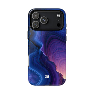 Radiant Strata · Tough 2.0 Magnetic Phone Case for iPhone · Blue