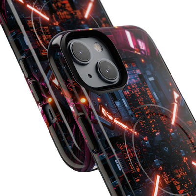 Cybernetic Reactor Core · Tough 2.0 Magnetic Phone Case for iPhone · Black
