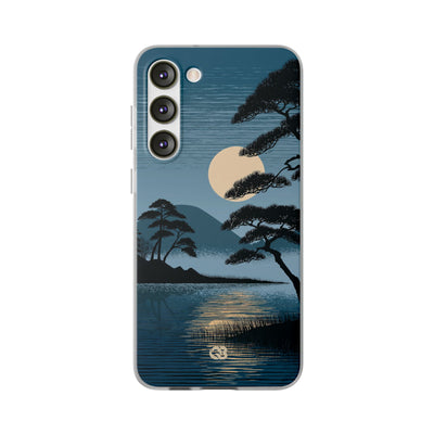 Blue Lite Phone Case for Samsung - Midnight Kyoto Pine