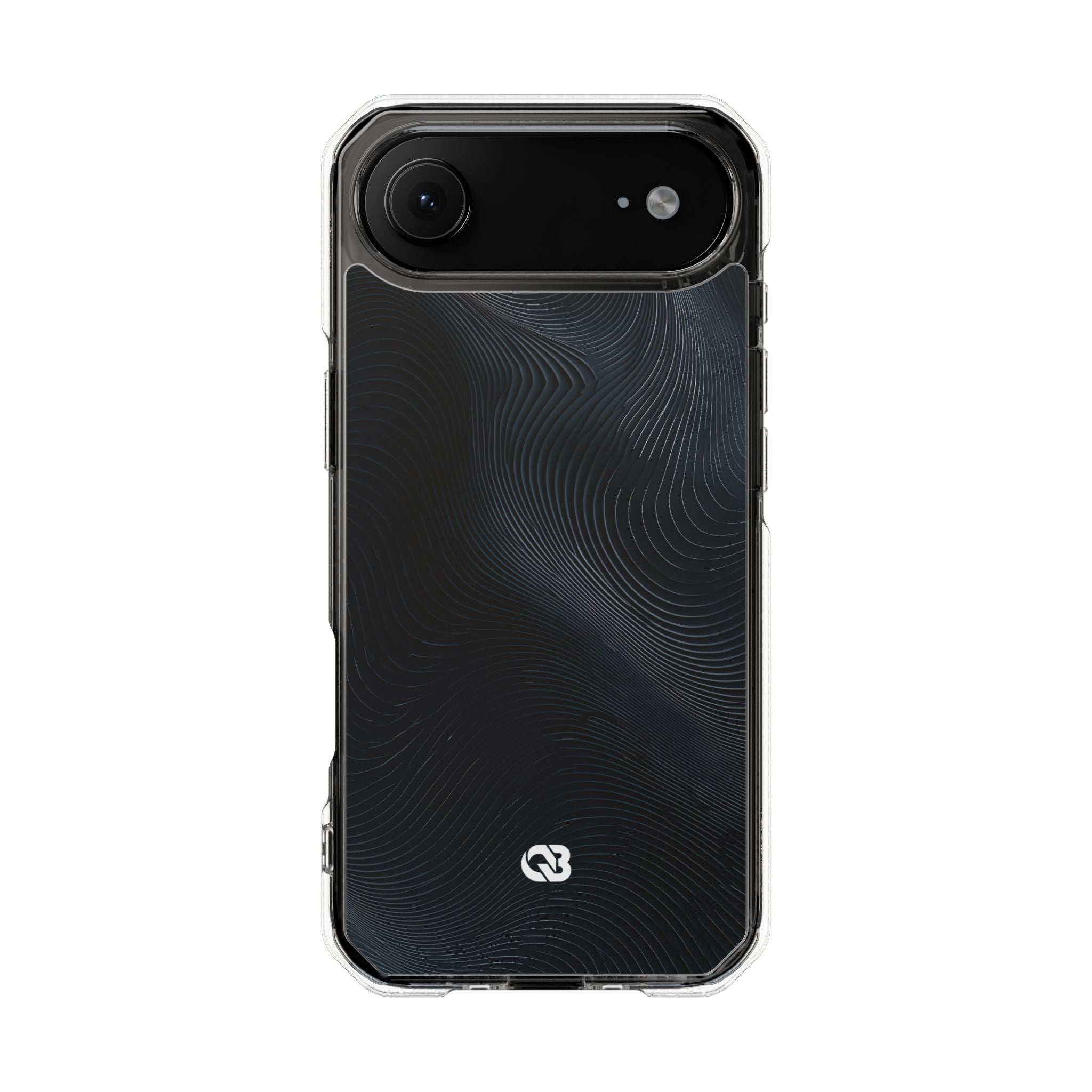 Black Impact MagSafe Phone Case for iPhone - Obsidian Ridge Flux