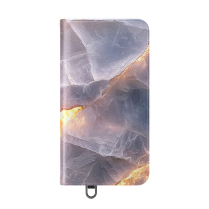 Crystal Veins Glow - Samsung S24 Plus Case - Wallet