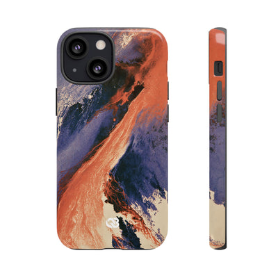 Solar Aura Drift · Tough Phone Case for iPhone · Orange