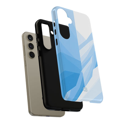 Blue Tough Phone Case for Samsung - Arctic Glacial Ridge