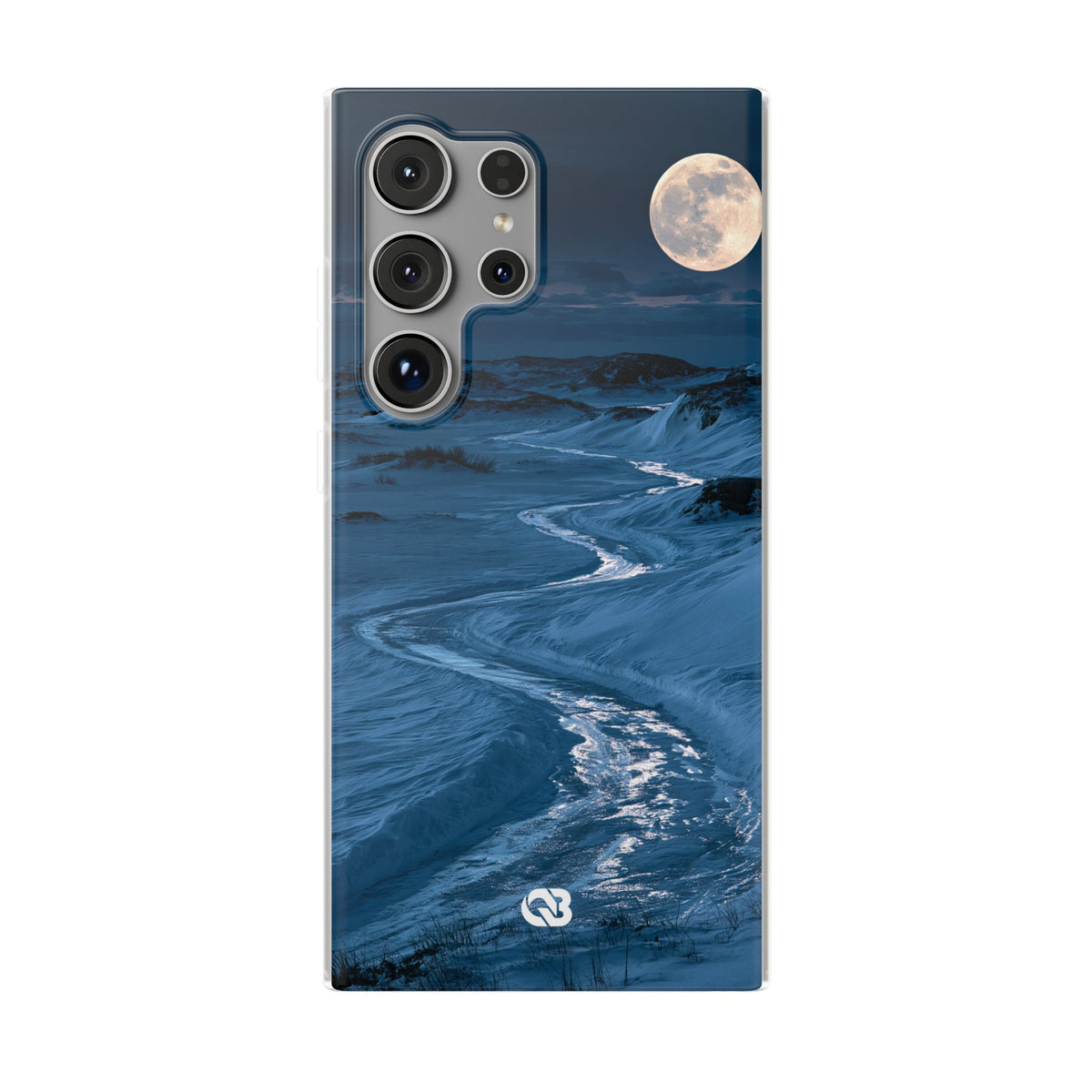 Arctic Moon Drift · Lite Phone Case for Samsung · Blue