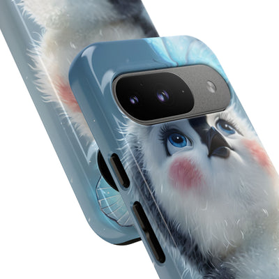 Frosty Penguin Glow · Tough Phone Case for Google Pixel