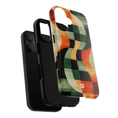 Burnt Orange Curve · Tough Etui na telefon dla iPhone