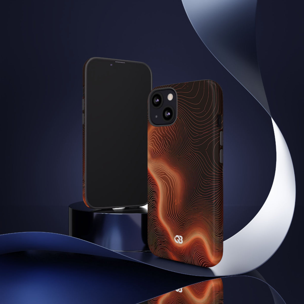 Caldera Ridge · Tough Phone Case for iPhone · Orange