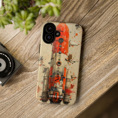 Crimson Rocket iPhone 16 Plus Case - Tough