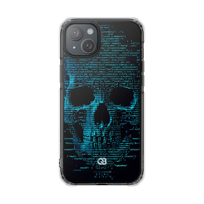 Cyan Glitch Skull · Impact Custodia per iPhone · Magsafe