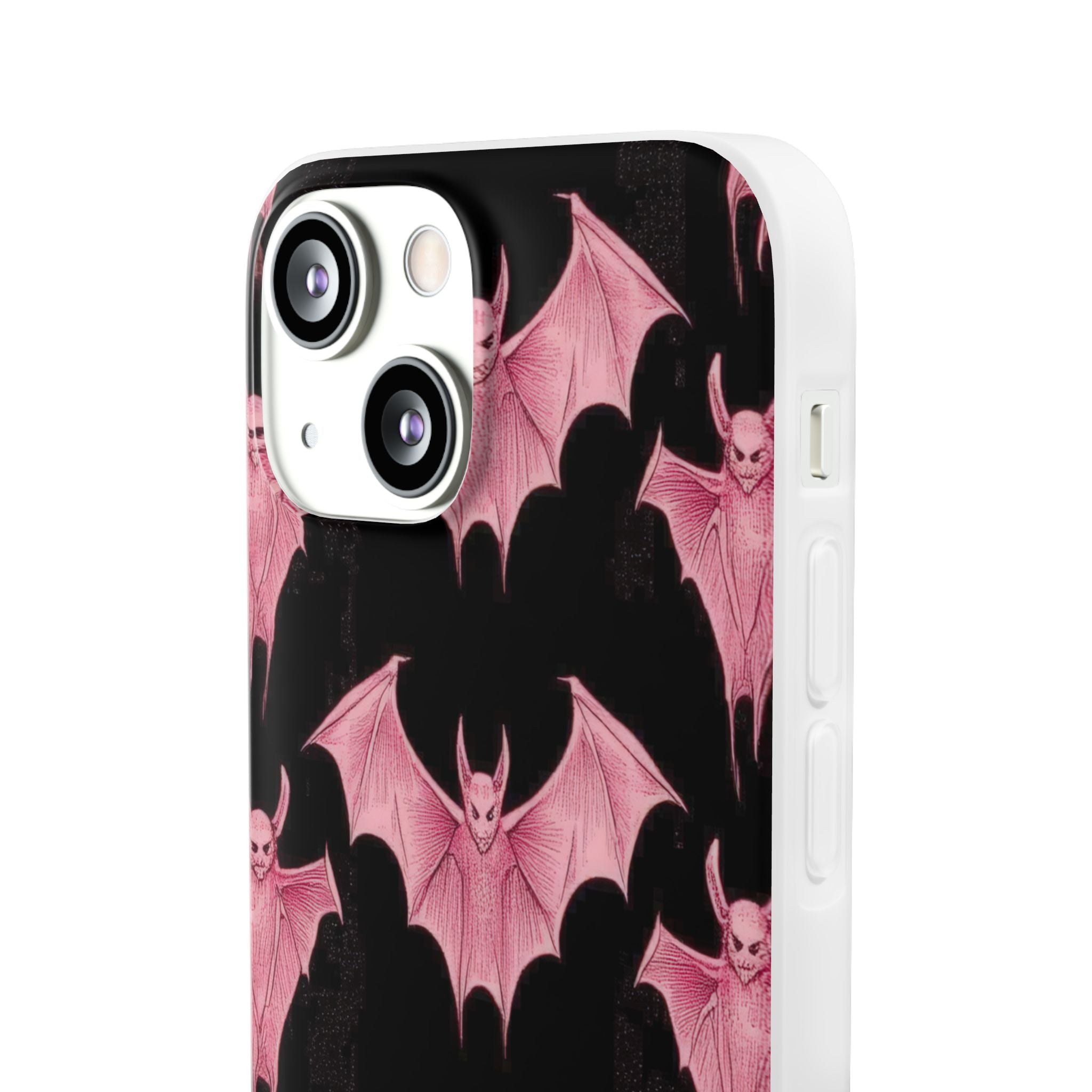 Pink Batwave iPhone 13 mini Case - Soft