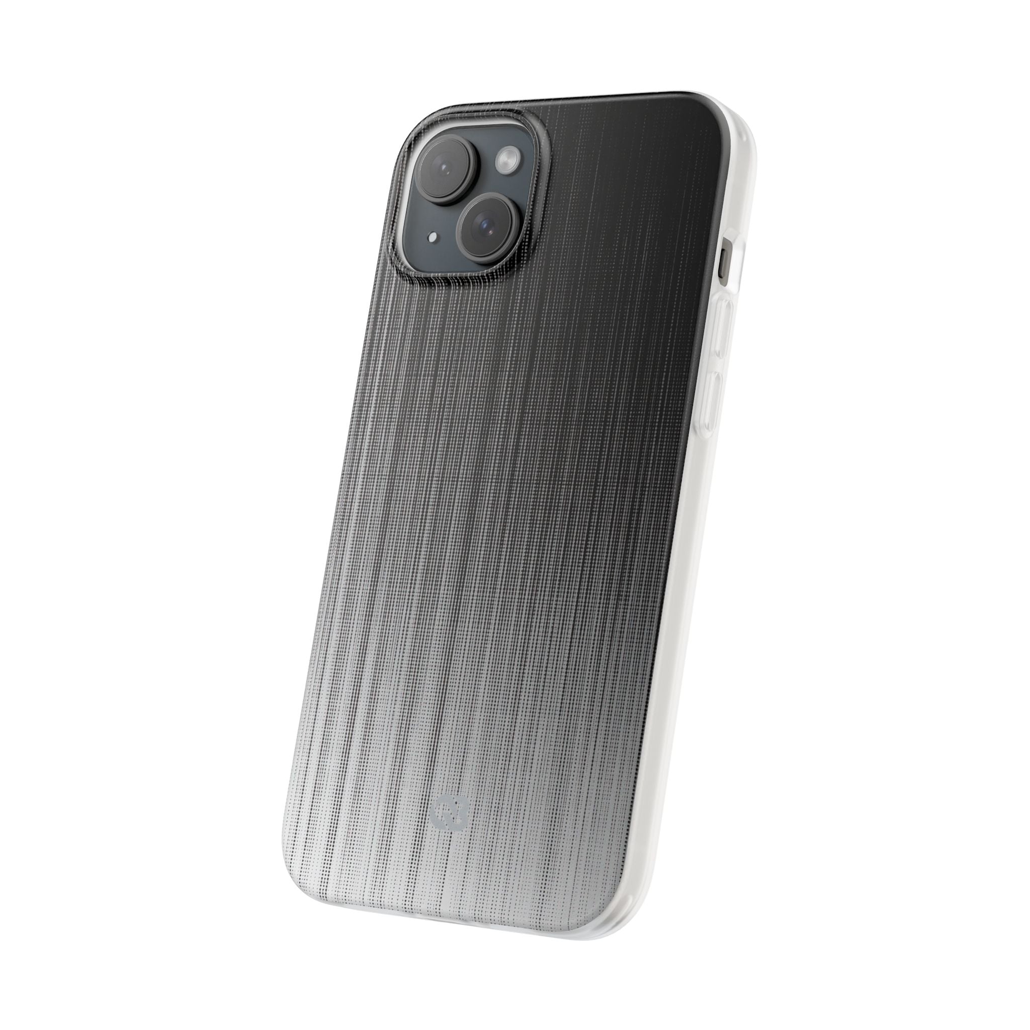 Grey Lite Phone Case for iPhone - Static Vertical Dither