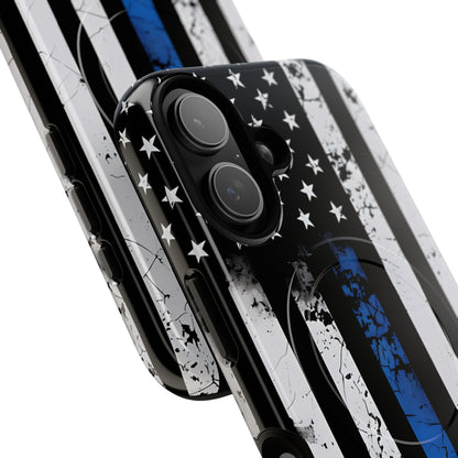 Blue Stripe Flag iPhone 17 Case - Tough+ - CASE•BOB