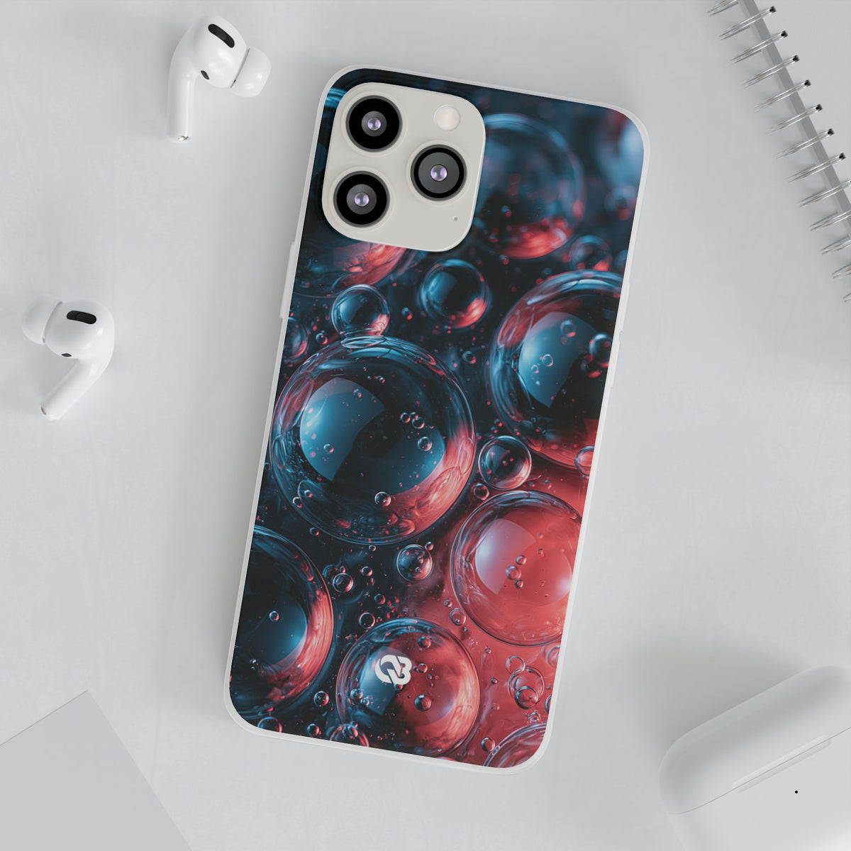 Aqua Gel Spheres · Lite Phone Case for iPhone ·  Blue