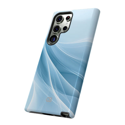 Blue Tough Phone Case for Samsung - Arctic Silk Drift