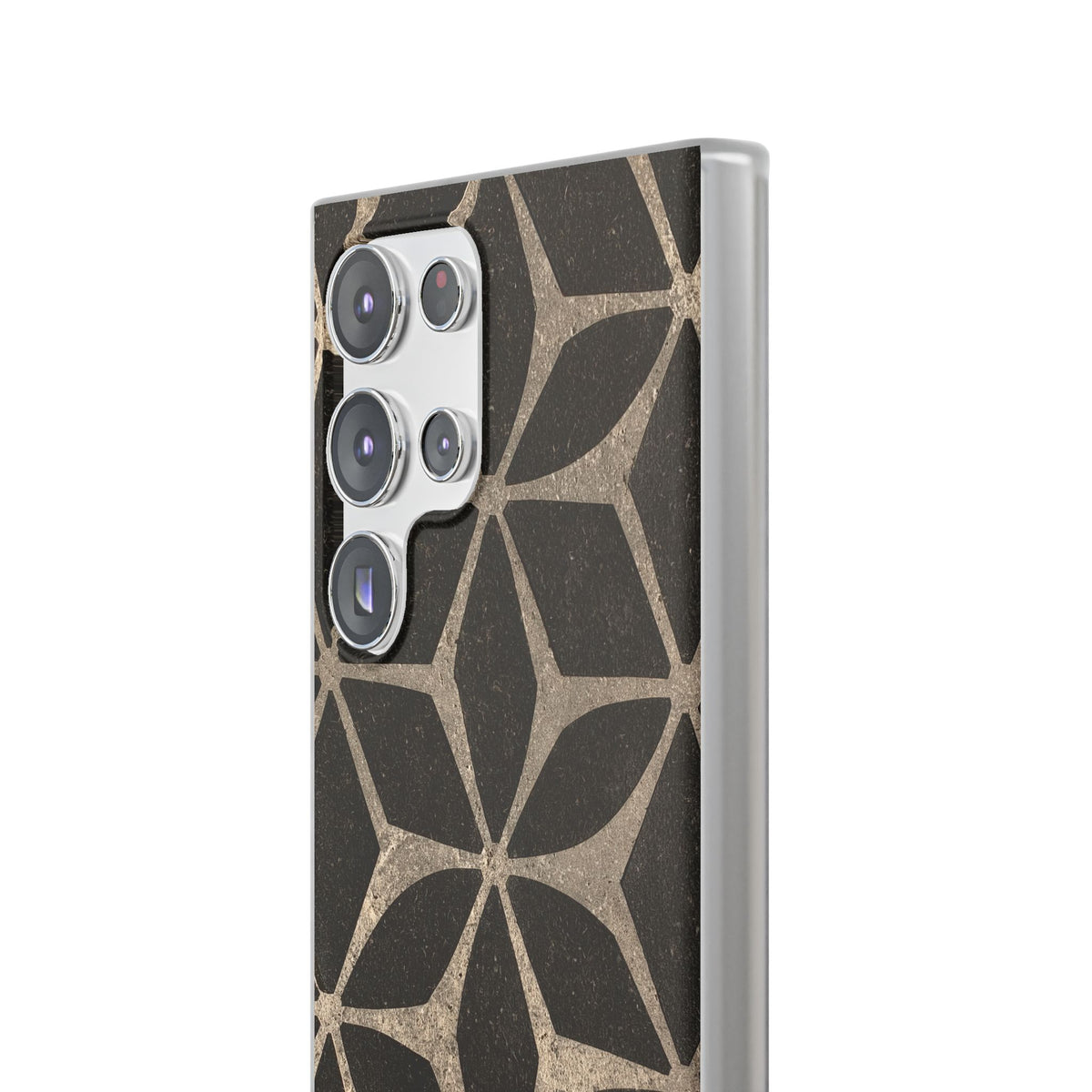 Concrete Mosaic Star · Lite Phone Case for Samsung · Black