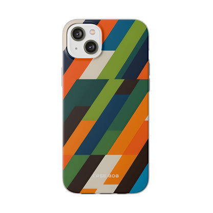 Diagonal Blaze iPhone 14 Plus Case - Soft