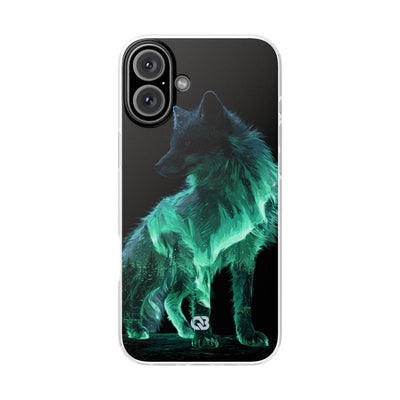 Nordic Aurora Fox · Lite Phone Case for iPhone ·  Teal