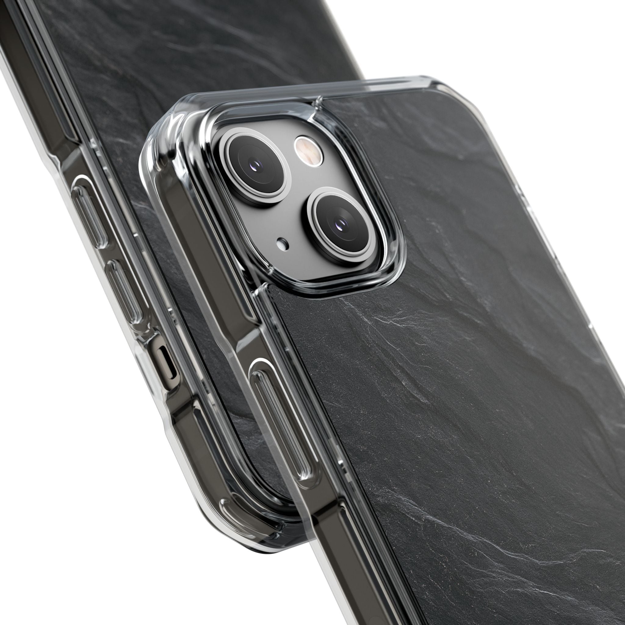 Black Impact MagSafe Phone Case for iPhone - Midnight Slate Ridge