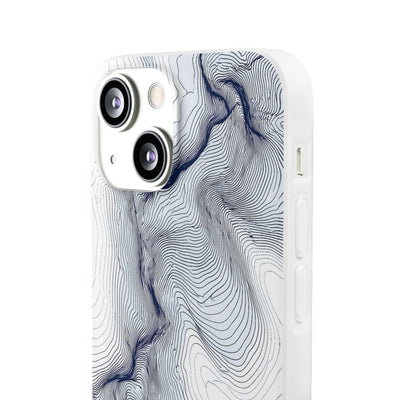 Nordic Ridge Contour · Lite Phone Case for iPhone ·  White
