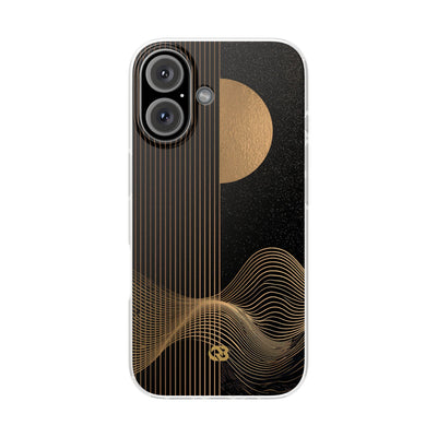 Lunar Topo Horizon · Lite Phone Case for iPhone ·  Black
