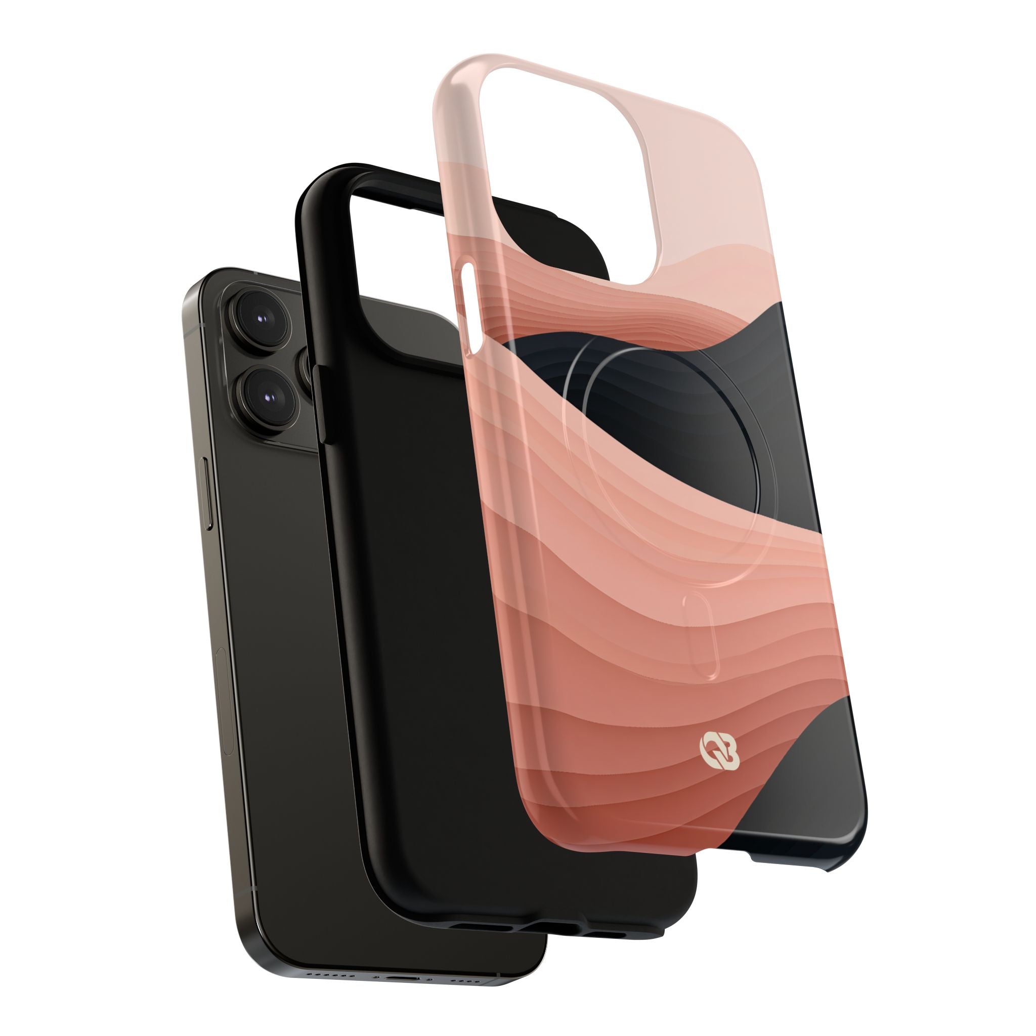 Pink Tough 2.0 Magsafe Phone Case for iPhone - Dune Shadow Layers