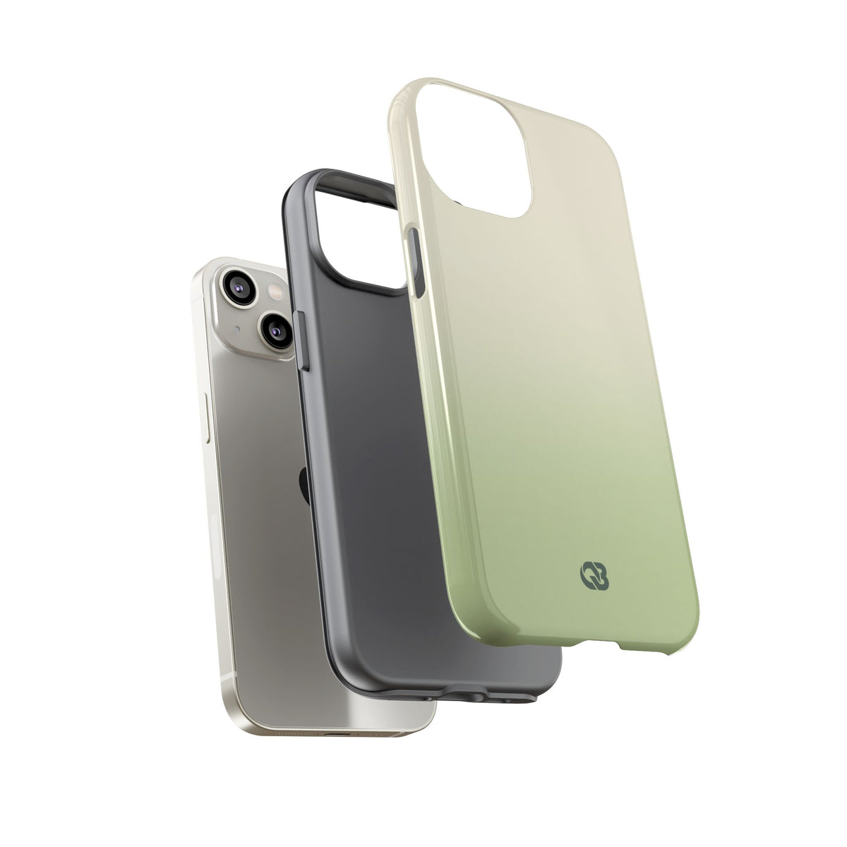 Muted Sage Ombre · Tough Phone Case for iPhone · Green