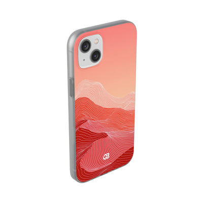 Coral Ridge Contours · Lite Phone Case for iPhone ·  Red
