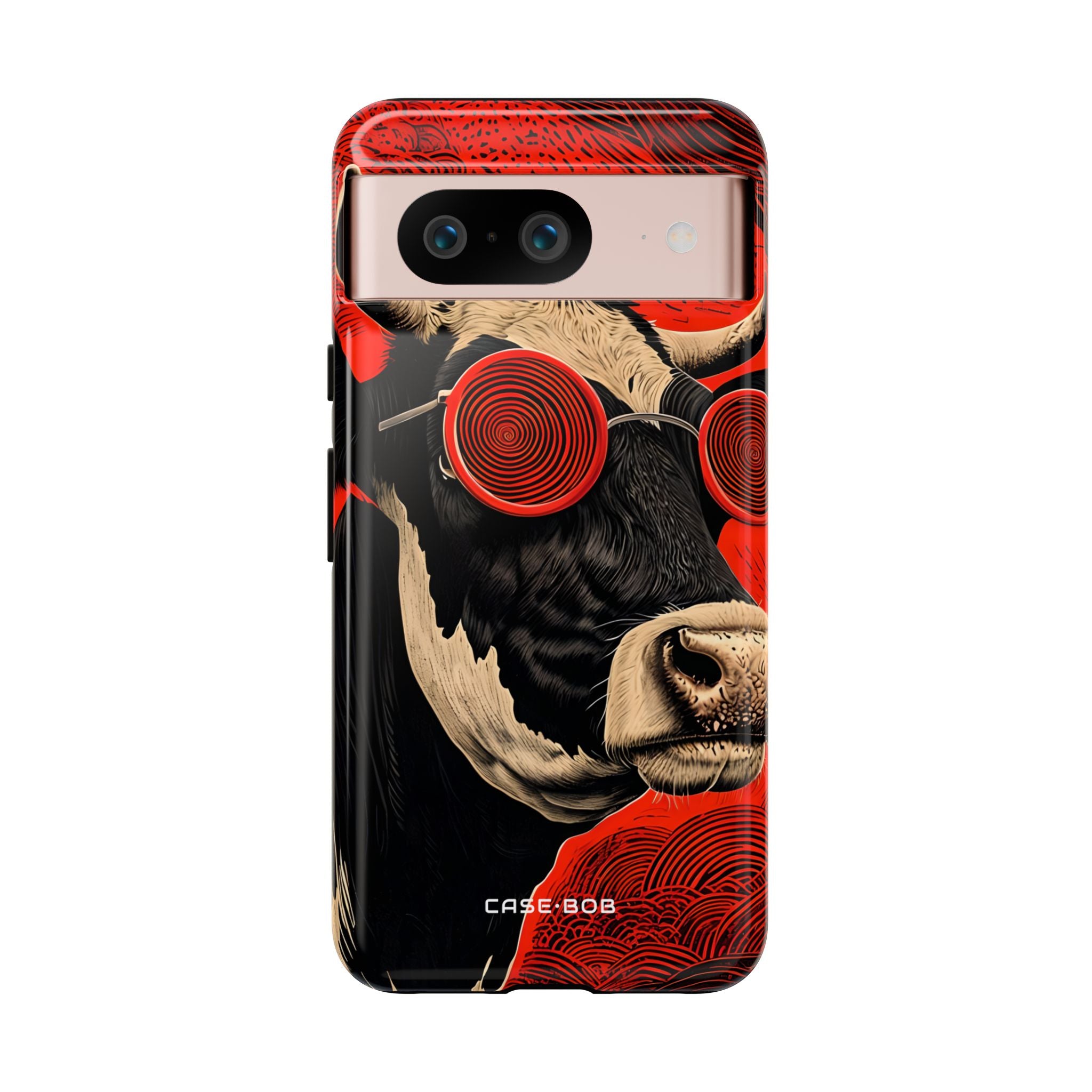 Hypnotic Cow Google Pixel 8 Case - Tough