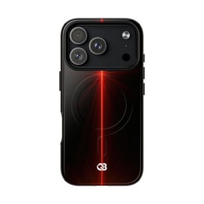 Red Tough 2.0 Magsafe Phone Case for iPhone - Crimson Flare Vector