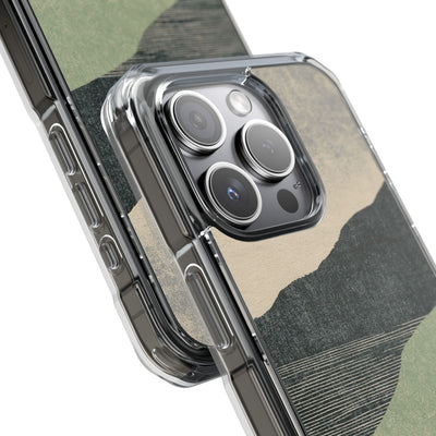 Green Impact MagSafe Phone Case for iPhone - Moss Ridge Grain