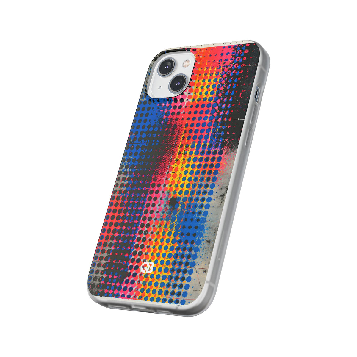 Chromatic Halftone Grid · Lite Phone Case for iPhone ·  Blue